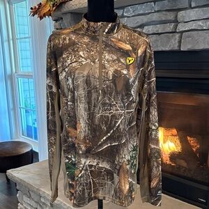Realtree Edge Shield Series Angatec 1/4 zip pullover S3 antimicrobial,light,camo